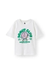 Cotton On Kids Kid's Poppy Oversize Graphic Print Tee In White