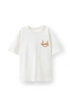 Cotton On Kids Kid's Poppy Oversize Graphic Print Tee In Western Icons Vanilla