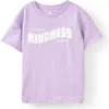 Cotton On Kids Kid's Poppy Short Sleeve Graphic Print Tee In Choose Kindness Lilac Drop