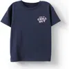 Cotton On Kids Kid's Poppy Short Sleeve Graphic Print Tee In Squid Ink Bubble Tea
