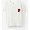 Cotton On Kids Kid's Poppy Short Sleeve Graphic Print Tee In Vanilla Pocket