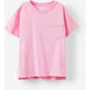Cotton On Kids Kid's Poppy Short Sleeve Graphic Print Tee In Washed Fairy Pink Pocket