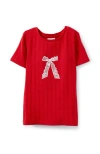Cotton On Kids Kid's Raya Baby Tee In Varsity Red Bow