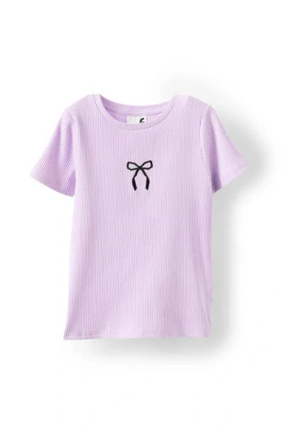 Cotton On Kids Kid's Raya Baby Tee In Vintage Lilac Bows