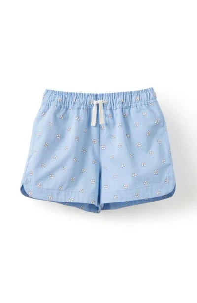 Cotton On Kids Kid's Rosie Woven Short In Dawn Blue Daisy Stamp
