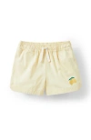 Cotton On Kids Kid's Rosie Woven Short In Lemon Squash Lemon