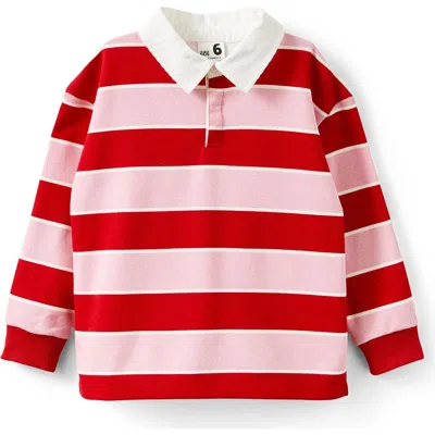 Cotton On Kids Kid's Rugby Polo L/s Top In Multi