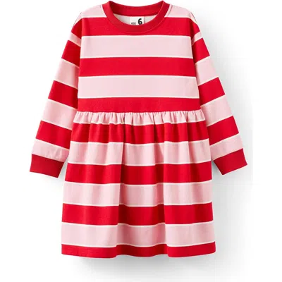 Cotton On Kids Kid's Sammy Long Sleeve Dress In Red