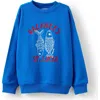 Cotton On Kids Kid's Sammy Oversize Crew In Harbour Blue Vacances