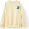 Cotton On Kids Kid's Sammy Oversize Crew In Lemon Squash Hotel Sol