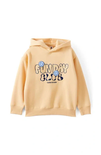 Cotton On Kids Kid's Sammy Oversize Hoodie In Orange