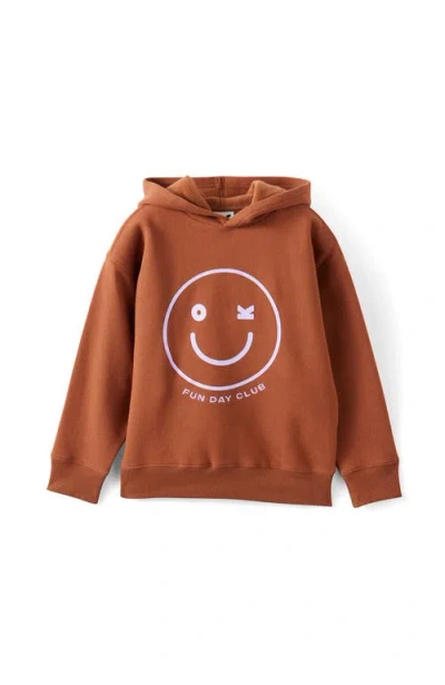 Cotton On Kids Kid's Sammy Oversize Hoodie In Brown