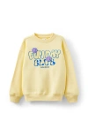 Cotton On Kids Kid's Sammy Oversized Crew In Yellow