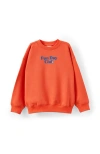 Cotton On Kids Kid's Sammy Oversized Crew In Orange