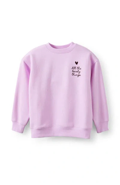 Cotton On Kids Kid's Sammy Oversized Crew In Pink