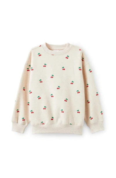 Cotton On Kids Kid's Sammy Oversized Crew In White