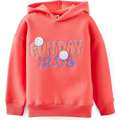 Cotton On Kids Kid's Sammy Oversized Hoodie In Orange
