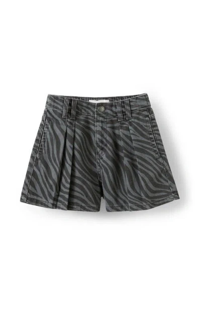 Cotton On Babies'  Kids Kid's Sarai Pleat Front Denim Short In Black