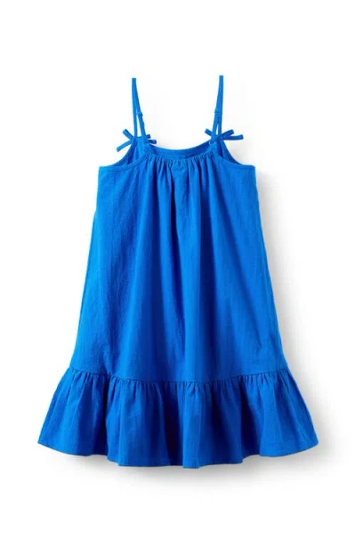 Cotton On Kids Kid's Scarlette Sleeveless Dress In Harbour Blue