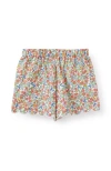 Cotton On Kids Kid's Scarlette Woven Short In Vanilla Ziggy Floral