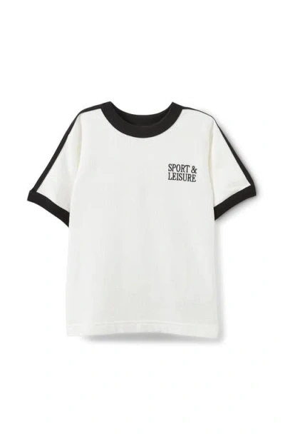 Cotton On Kids Kid's Short Sleeve Ryan Ringer Tee In White
