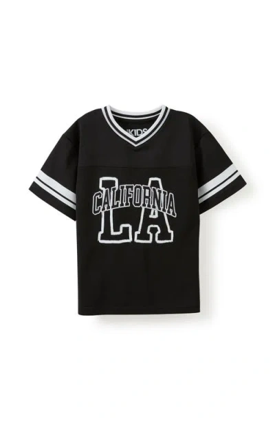 Cotton On Kids Kid's Short Sleeve Sport V-neck Tee In Black