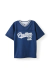 Cotton On Kids Kid's Short Sleeve Sport V-neck Tee In Blue
