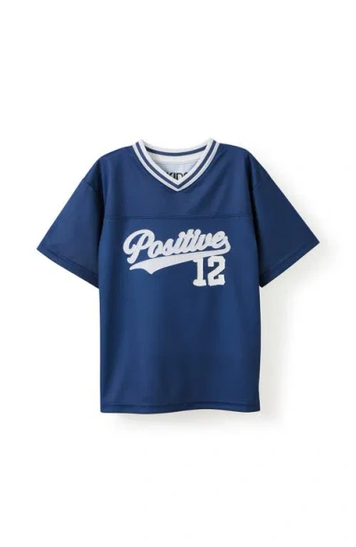 Cotton On Kids Kid's Short Sleeve Sport V-neck Tee In Blue