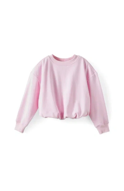 Cotton On Babies'  Kids Kid's Sienna Bubble Hem Oversize Crew In Pink