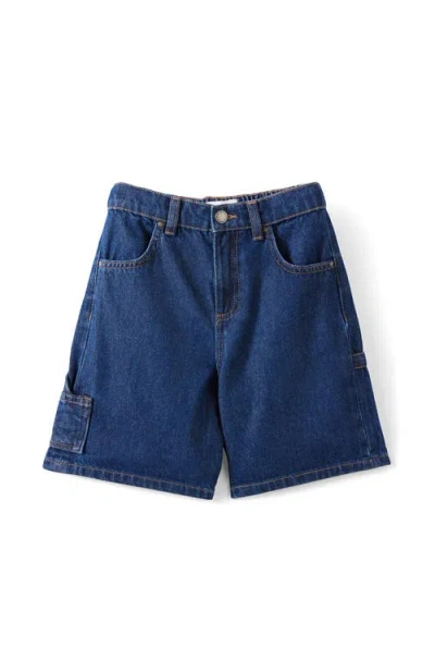 Cotton On Kids Kid's Skater Carpenter Short In Blue