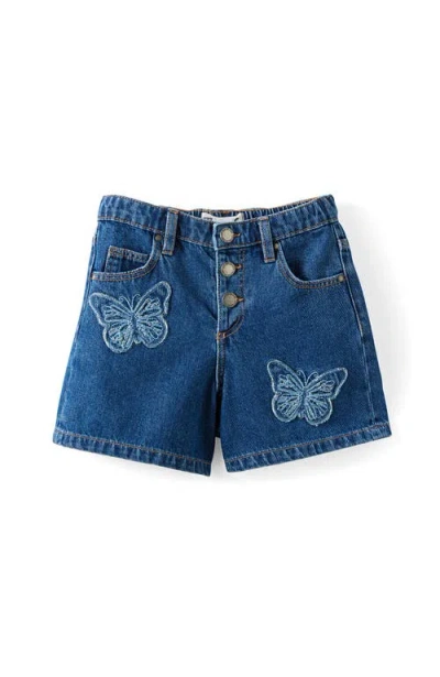 Cotton On Kids Kid's Snap Front Denim Short In Transparent
