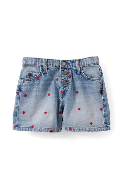 Cotton On Kids Kid's Snap Front Denim Short In Blue