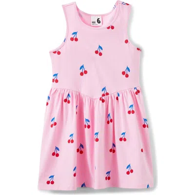 Cotton On Kids Kid's Summer Sleeveless Dress In Fairy Pink Cherry