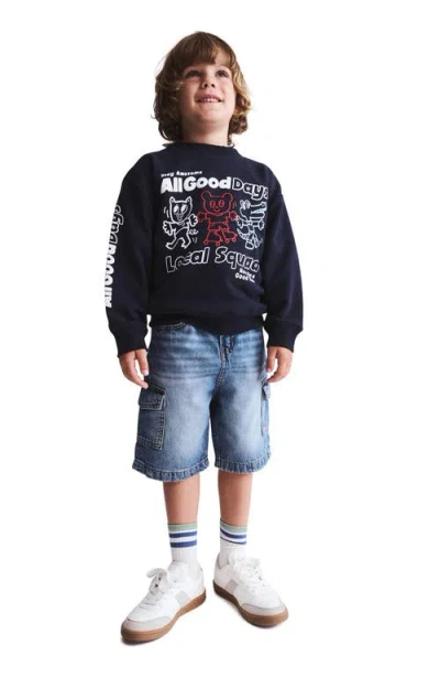 Cotton On Kids Kid's Super Baggy Short In Blue