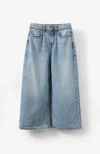 Cotton On Kids Kid's Super Wide Leg Denim Jean In Airlie Light Blue