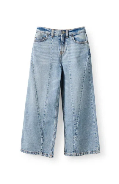 Cotton On Kids Kid's Super Wide Leg Denim Jean In Blue