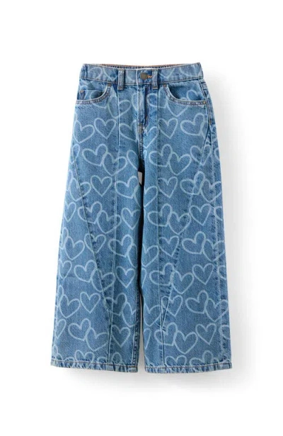 Cotton On Kids Kid's Super Wide Leg Denim Jean In Blue