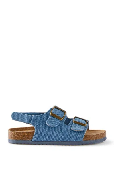 Cotton On Kids Kid's Theo Sandal In Washed Denim