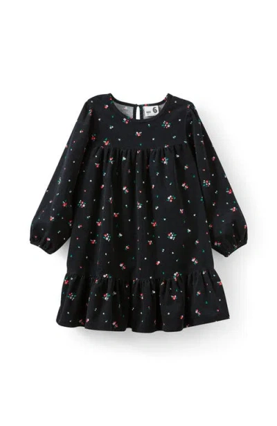 Cotton On Kids Kid's Tilly Long Sleeve Dress In Black