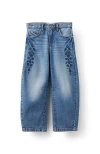 Cotton On Kids Kid's Unisex Barrel Leg Denim Jean In Blue
