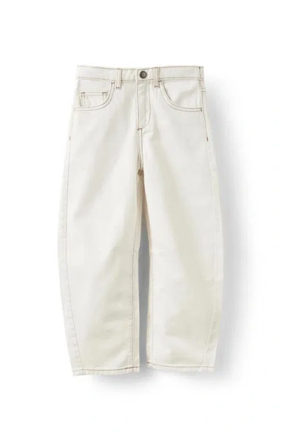 Cotton On Kids Kid's Unisex Barrel Leg Denim Jean In Neutral