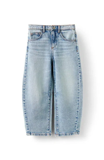 Cotton On Kids Kid's Unisex Barrel Leg Denim Jean In Blue