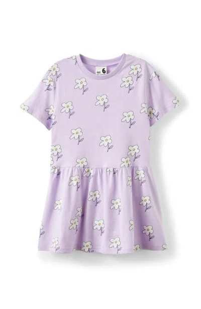 Cotton On Kids Kid's Willow Short Sleeve Dress In Purple