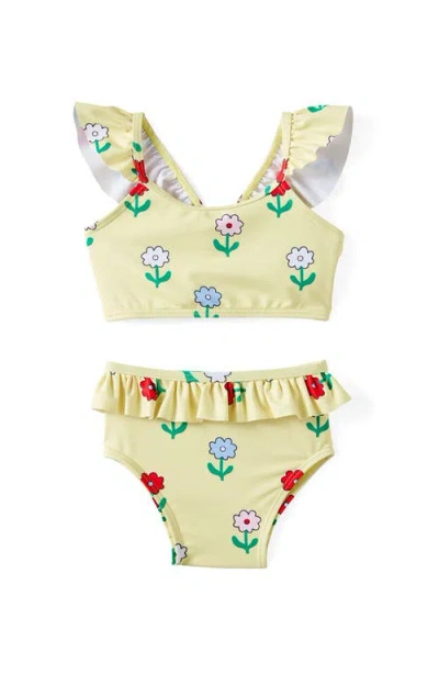 Cotton On Babies'  Kids Lottie Two Piece Swim Set In Yellow