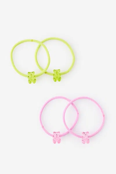 Cotton On Kids Multi Pack Hair Ties In Green