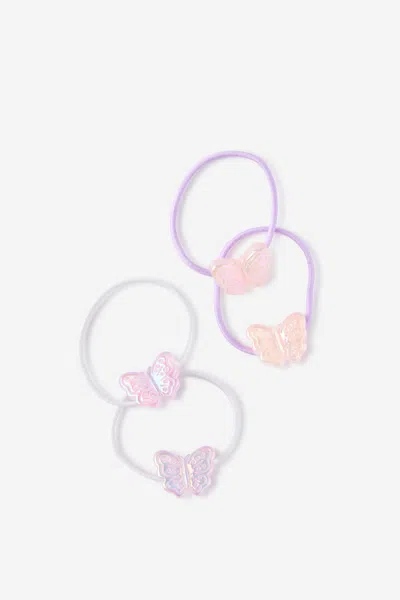 Cotton On Kids Multi Pack Hair Ties In Purple