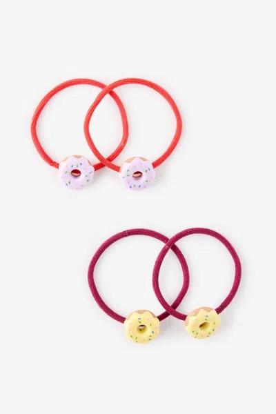 Cotton On Kids Multi Pack Hair Ties In Red