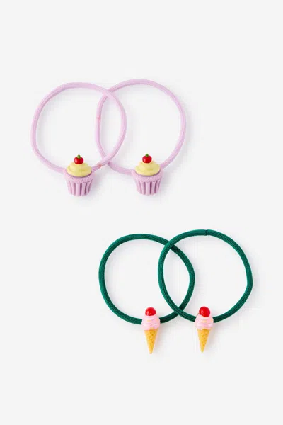 Cotton On Kids Multi Pack Hair Ties In Pink