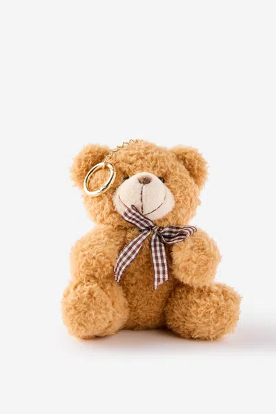 Cotton On Kids Novelty Bag Charm In Brown
