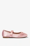 Cotton On Kids Kid's Olivia Ballet Flat In Crystal Pink Satin